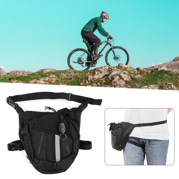 Vandtæt multifunktionel taljetaske til mænd til cykling, klatring og camping