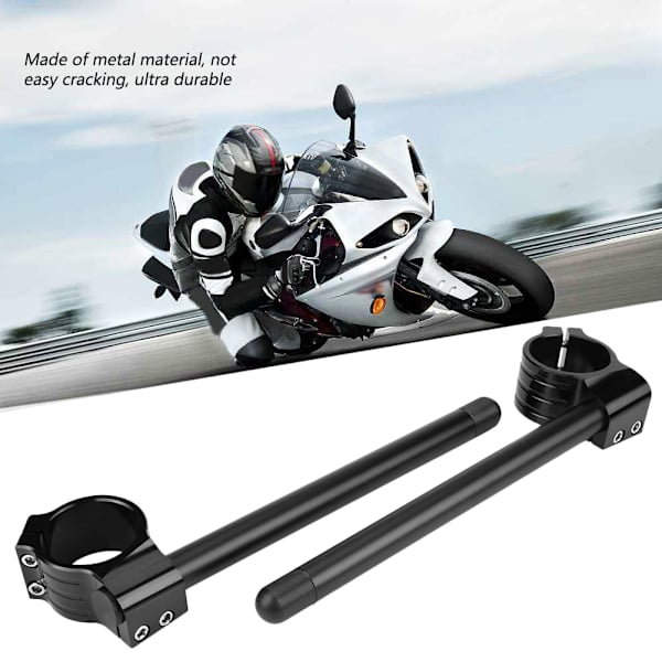 Billet Separat Handle Bar Racer Motorcykel - Dia 37mm