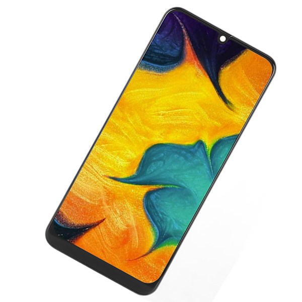6,4 tum LCD-skärm Digitizer Ersättning med Yttre Ram Reparationsverktygssats för Samsung Galaxy A30 SM A305G SM A305U