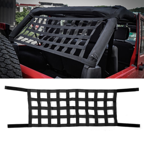 Takförvaringsskydd till Jeep Wrangler TJ JK JL 1997-2018, Svart