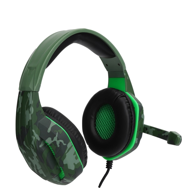 LED Luminous Gaming-hovedtelefon med mikrofon Computer Over Ear Headset med ledning til PS4