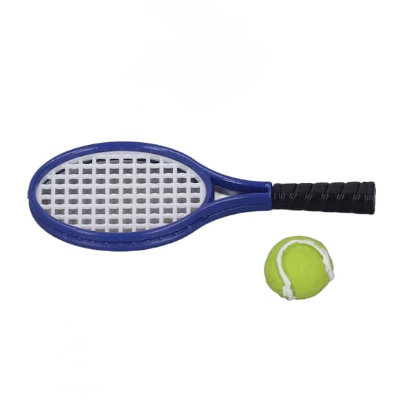 1:12 Bold Sæt Dukkehus Tilbehør Simuleret Tennis Ketsjer og Bold til Børn