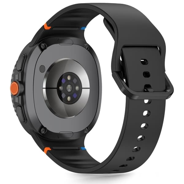 Tech-Protect Galaxy Watch 8 40/44/46 mm Rem Silikone Sort 30 Termoplastisk polyuretan (TPU)