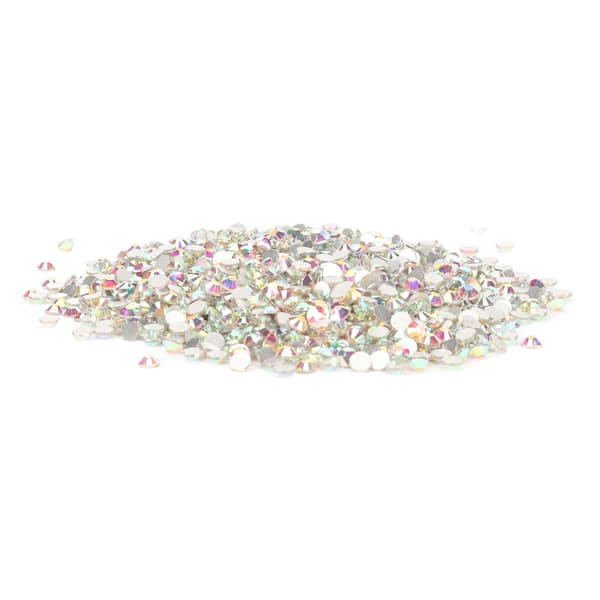 Krystallsteiner for DIY-håndverk - 5760 stk. Flat Back Runde Rhinestones