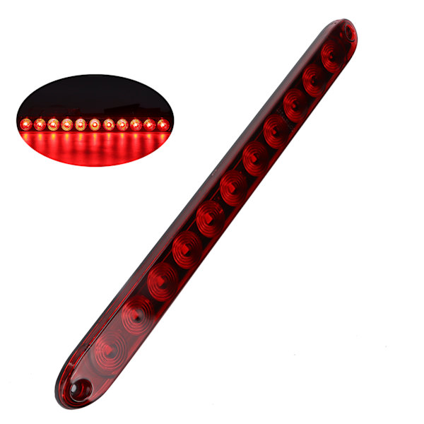 11 LED Punainen jarruvilkku takavalo kuorma-autoille Perävaunut Kuorma-auto