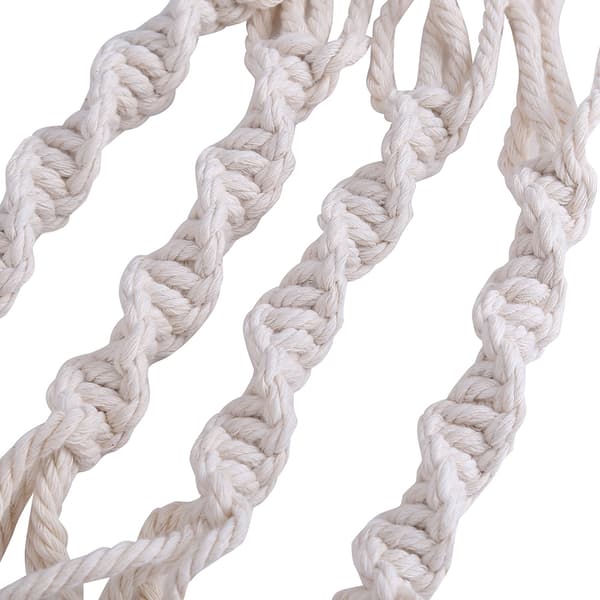 Hängande Macrame Växtställ för Blomkrukor Trädgårdsdekoration #1