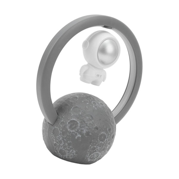 Spaceman Floating Speaker - RGB Light, Bluetooth Wireless Audio, Silver