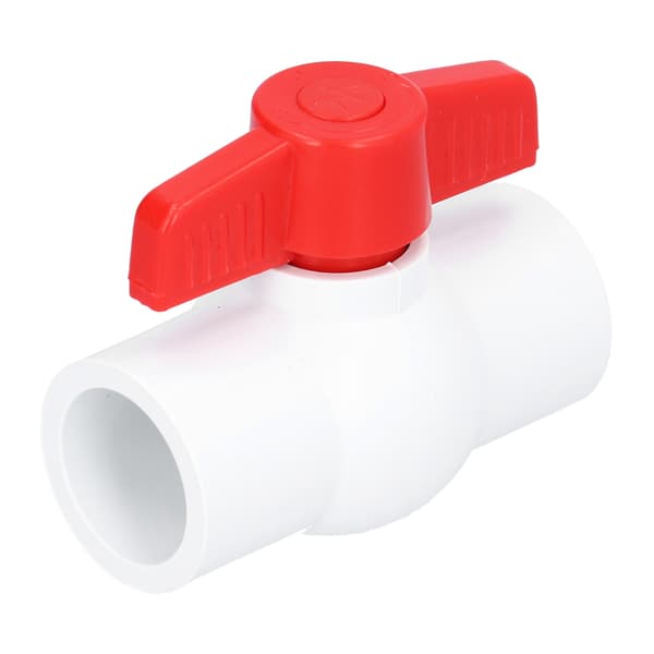 PVC Kuleventil Stengeventil med T-håndtak Hagevanning Rørleggerarbeid Rørfittings (DN15)