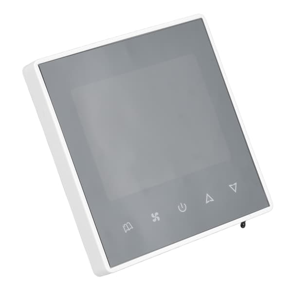 Digital Termostat LCD-skärm Touchscreen Smart Luftkonditionering Temperaturregulator för Hem Hotell AC220V Vit
