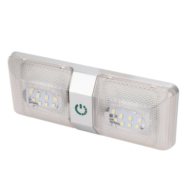 48 LED RV-tak dobbel leselampe - Vanntett og justerbar for bobiler og tilhengere