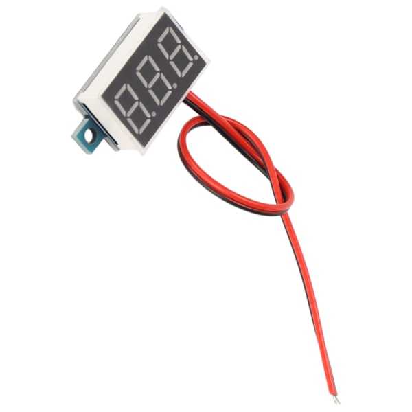 DC 4‑40V DIY Digital Voltmeter Stabil Hög Mätnoggrannhet Standardstorlek LED Digital Spänningsmätare Panel Röd