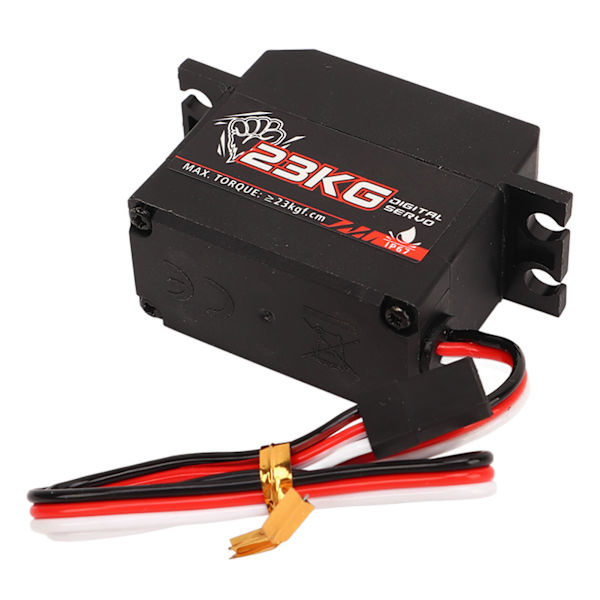 Vedenkestävä 23 kg RC-servo RC-lentokoneille, malliveneille, leluautoille ja roboteille