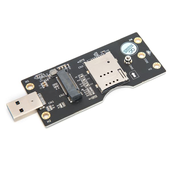 M.2 - USB 3.0 -sovitin korotuskortti SIM-korttipaikalla - Tietokoneen tarvikkeet