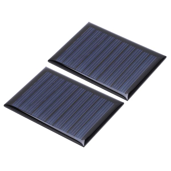 2 ST 5V 50mA Solcelle Epoxi Modulkort Mini Solar Polysilicium Panel 60x44mm