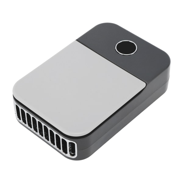 Mini Portable Neck Fläkt - USB Uppladdningsbar, Tyst, 3 vindhastigheter, Bärbar, Svart