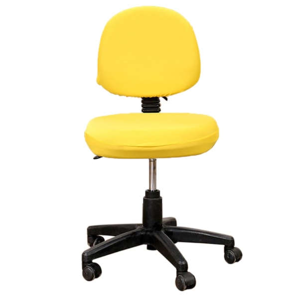Universelt ryggtrekk til kontorstol - sett med 2 - Beskyttende og strekkbart trekk for roterende og trekkende stoler