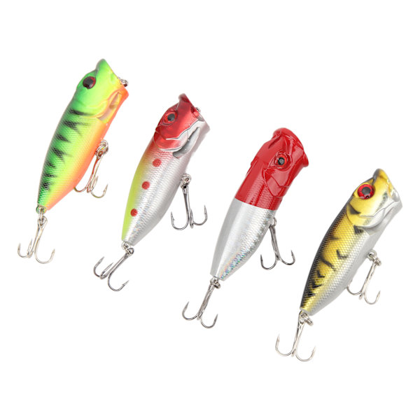 Realistiska 3D Eyes Hard Fishing Lures - Set med 4