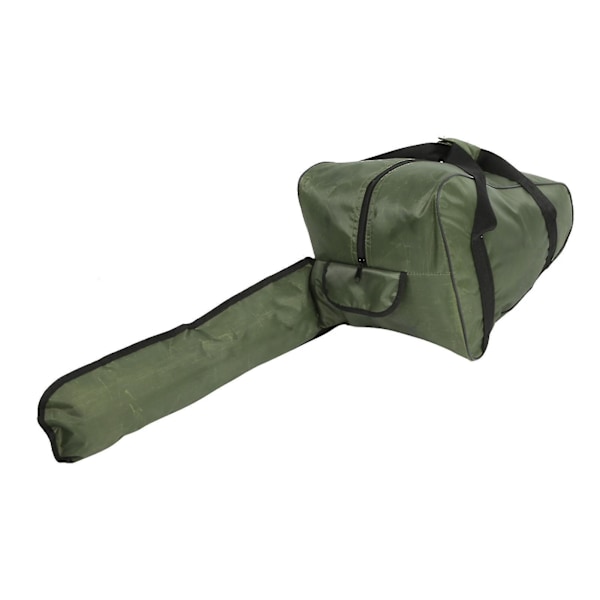 Heavy Duty Waterproof Oxford Cloth Chainsaw Carrying Bag - Portable and Durable for Lumberjack (Army Green)