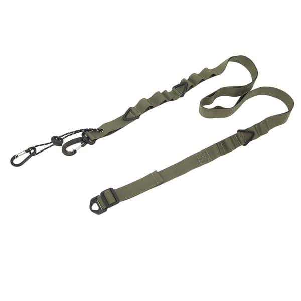 Camping Oppbevaringsstropp Multifunksjonell Sklisikker Nylon Skulderstropp med Trekantet Ring for Campingtilbehør Grønn