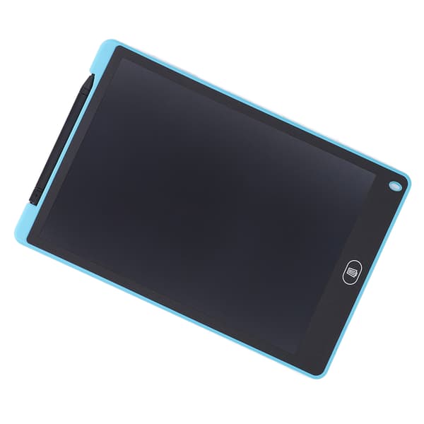 12in LCD Elektronisk Tablet Håndskriftstavle til Børns Graffiti Tegning med 40MAH Batteri Blå