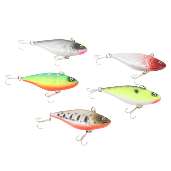 Topwater Fishing Lures Set - Saltvatten och sötvatten hårdbeten kit med diskantkrokar