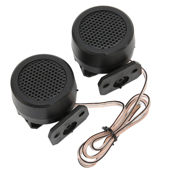 2 stk. Bil Dome Tweeter 500W 4 Ohm Innebygd Kondensator Flott Lydkvalitet Bilhøyttaler