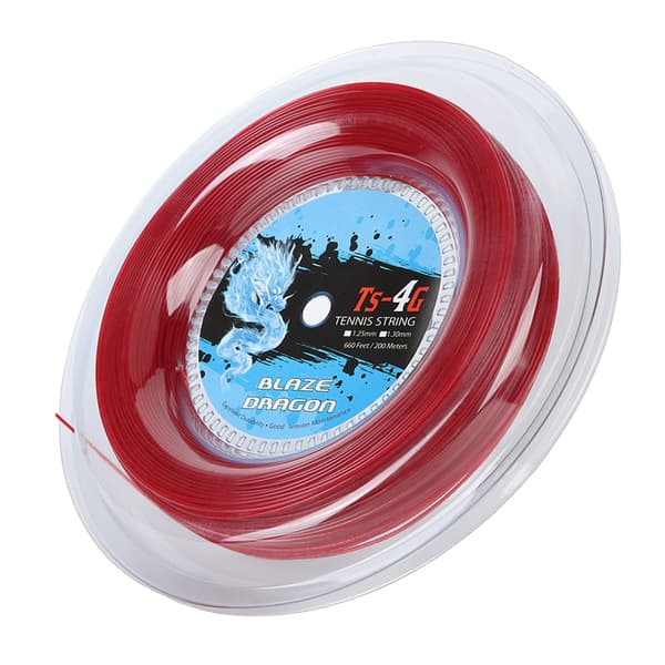TS 4G 200m Tennislanka Kelo, Polyesteri, Punainen, 1.30mm