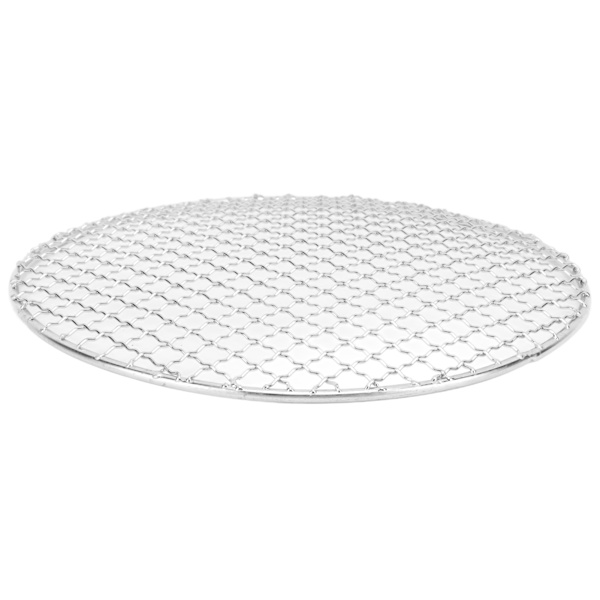 Runde grillrist i rustfrit stål - 25 cm diameter grillnet
