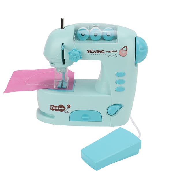 Mini Sewing Machine for Kids Beginners Sewing Toy Kit Small Appliances Early Education Side Button Toy