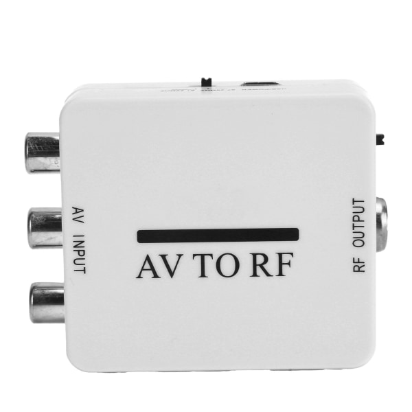 Video Converter Mini Audio Adapter TV-förstärkare RCA AV CVSB till RF 67.25MHz 61.25MHz