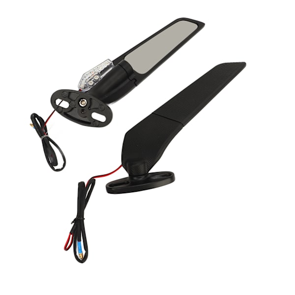 Motorsykkel LED-bakspeil for NINJA 250 300 400 650 H2 H4 - Justerbar og stilig