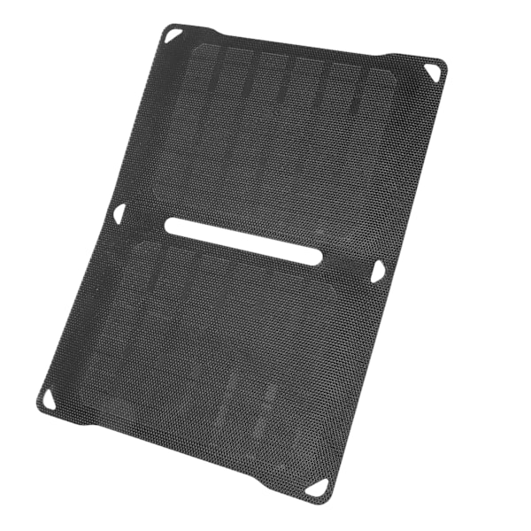 Bærbar 10W solcellepanellader - høyeffektiv monokrystallinsk, doble USB-porter - perfekt for bobilcamping og fotturer