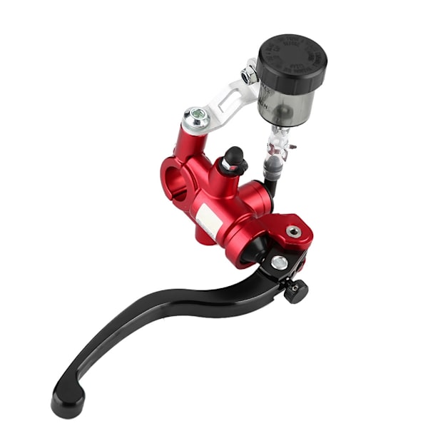 Motorcykel hydraulisk koblingsarm Hovedcylinderbremsepumpe (rød)
