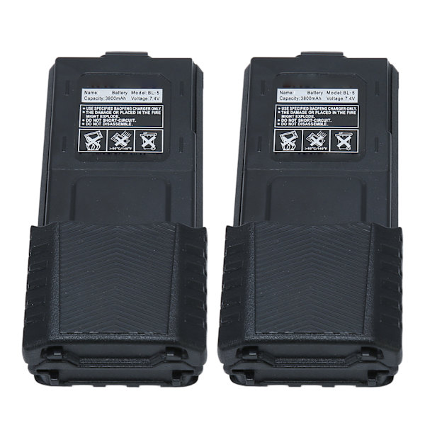 Walkie Talkie Li-Ion Batteri 3800mAh för BAOFENG BF UV5R-serien