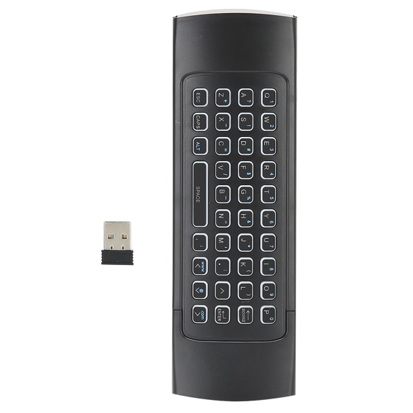 6‑Axis Backlight 2.4G Wireless Double Sides Keyboard Infrared Sensor Remote Control
