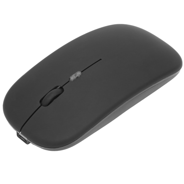 LED 2,4 GHz trådlös mus Justerbar DPI USB Laddning Anti Fingerprint Silent Mouse Wireless for LaptopBlack