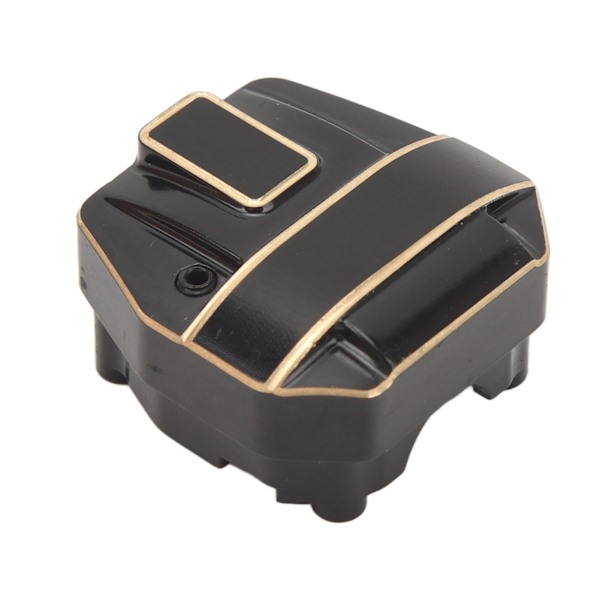 Svart Hard Coating Gull Aksel Differensial Deksel for Axial SCX10 Pro 1/10 RC Crawler AXI03028