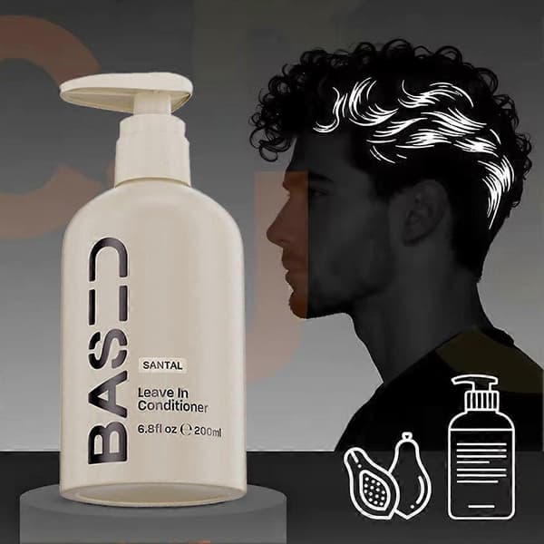 BASED Leave-In Conditioner / Curl RefreshSpray 200ml til alle hårtyper Glatte krøller[SZ] Leave In conditioner