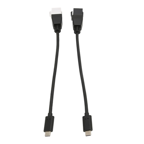 2kpl Tyyppi C Uros-Naarasliitin Uros-Naaras 5Gbps Nopea Plug and Play ABS Tyyppi C Uros-Naarasadapteri