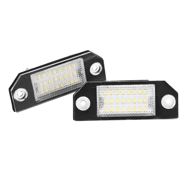 2 st 24 LED-lampor för registreringsskylt för Ford C MAX Focus MK2 0.1