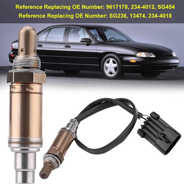 4 stk. Upstream & Downstream O2 Ilt Sensor til Chevrolet Silverado 1500 1996-1998 SG236 9617178
