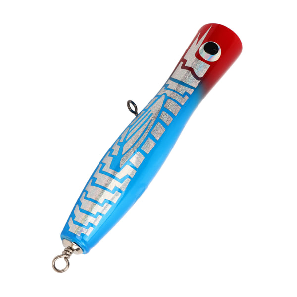 Attractiv reflekterende Basswood Popper Fiskeagn - 7.1in 3oz