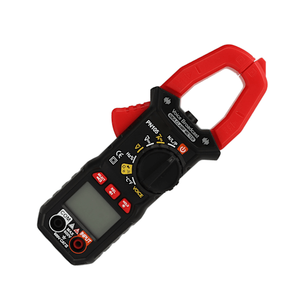 Digital Clamp Meter Intelligent Voice Multimeter Tester AC DC Spänningsmotstånd Kapacitanstestning Elektriska verktyg