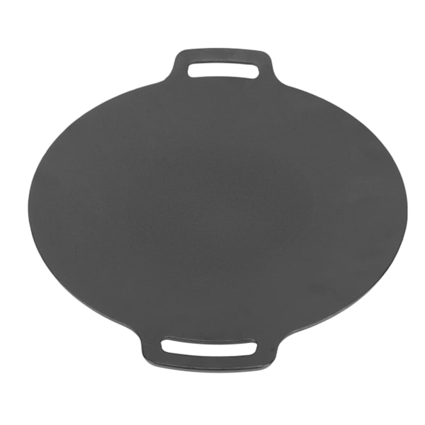 Koreansk BBQ Grillpan Rund Griddle Grillpan Spisplatta Induktion Hemma Utomhus Koreansk Grillplatta med Väska 30 cm i Diameter