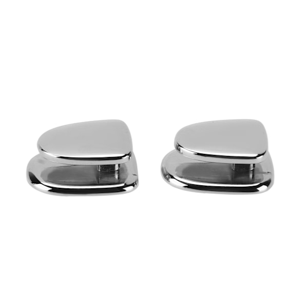 2 stk Bilkrok Mini Henger Sinklegering Multifunksjonell Oppbevaringsholder for Handlepose Nøkkel USB-kabel Hodetelefoner Sølv