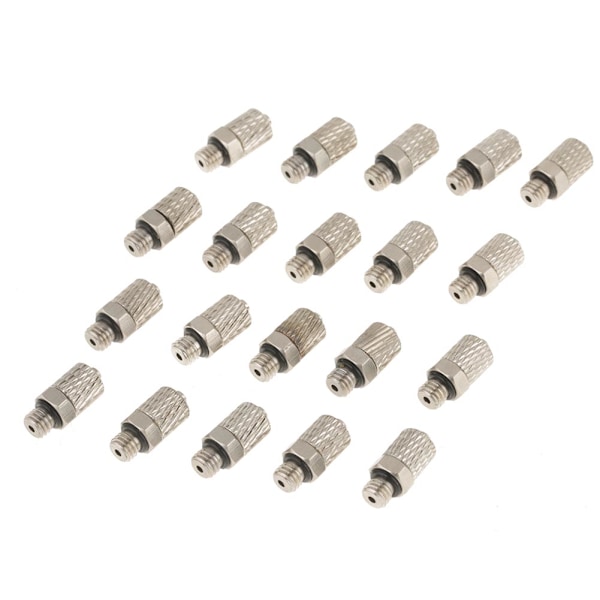 20Pcs Mini Pneumatic Air Fitting M5 4mm Straight Male Connector Hose Quick Fitting