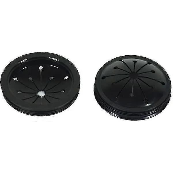 Sett med 2 sprutbeskyttelse avfallskverner Disipator av tilbehør for svart avfall plastvaskp Plastic Basin Plug