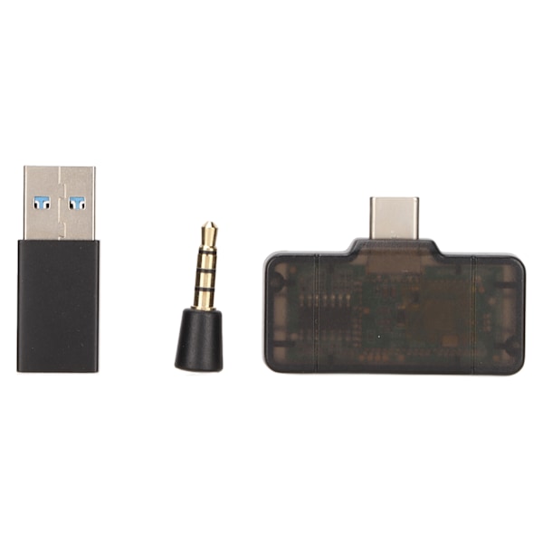HS‑SW287 Bluetooth-lähetin Monitoiminen Langaton Type C Bluetooth-sovitin PS4:lle PC:lle Musta