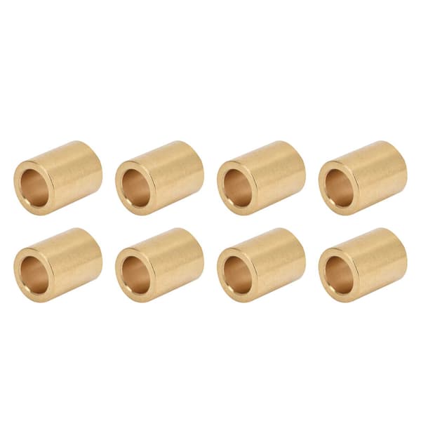 Selvsmørende messingforing, 8 mm boring, 12 mm OD, 15 mm lengde, 8 stk.