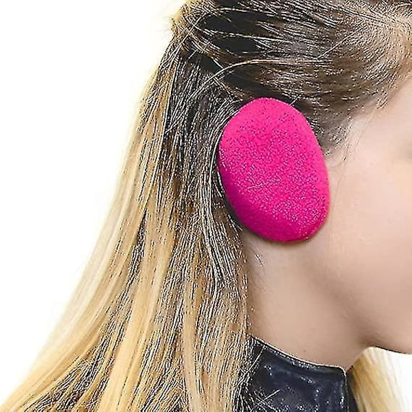 Bandless Earmuffs for Women and Men rose red